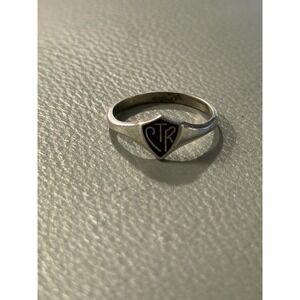 Sterling Silver 925 Blue CTR Choose The Right Ring Size 4 #598